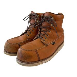 Red Wing Irish Setter Work Boots Size 14 Wingshooter Brown Leather Safety Toe